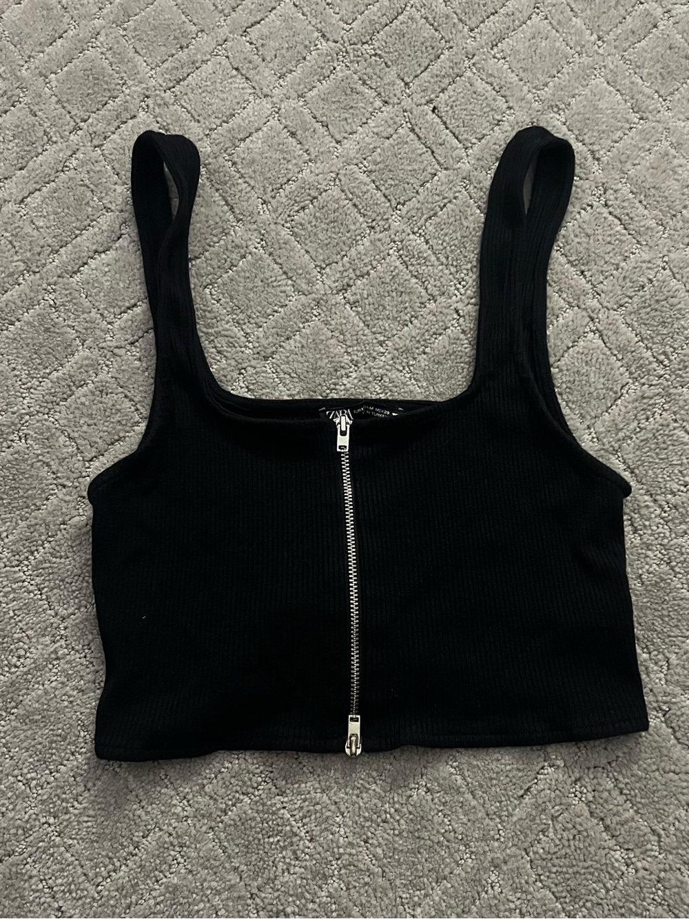 Zara Zipper Tank Top